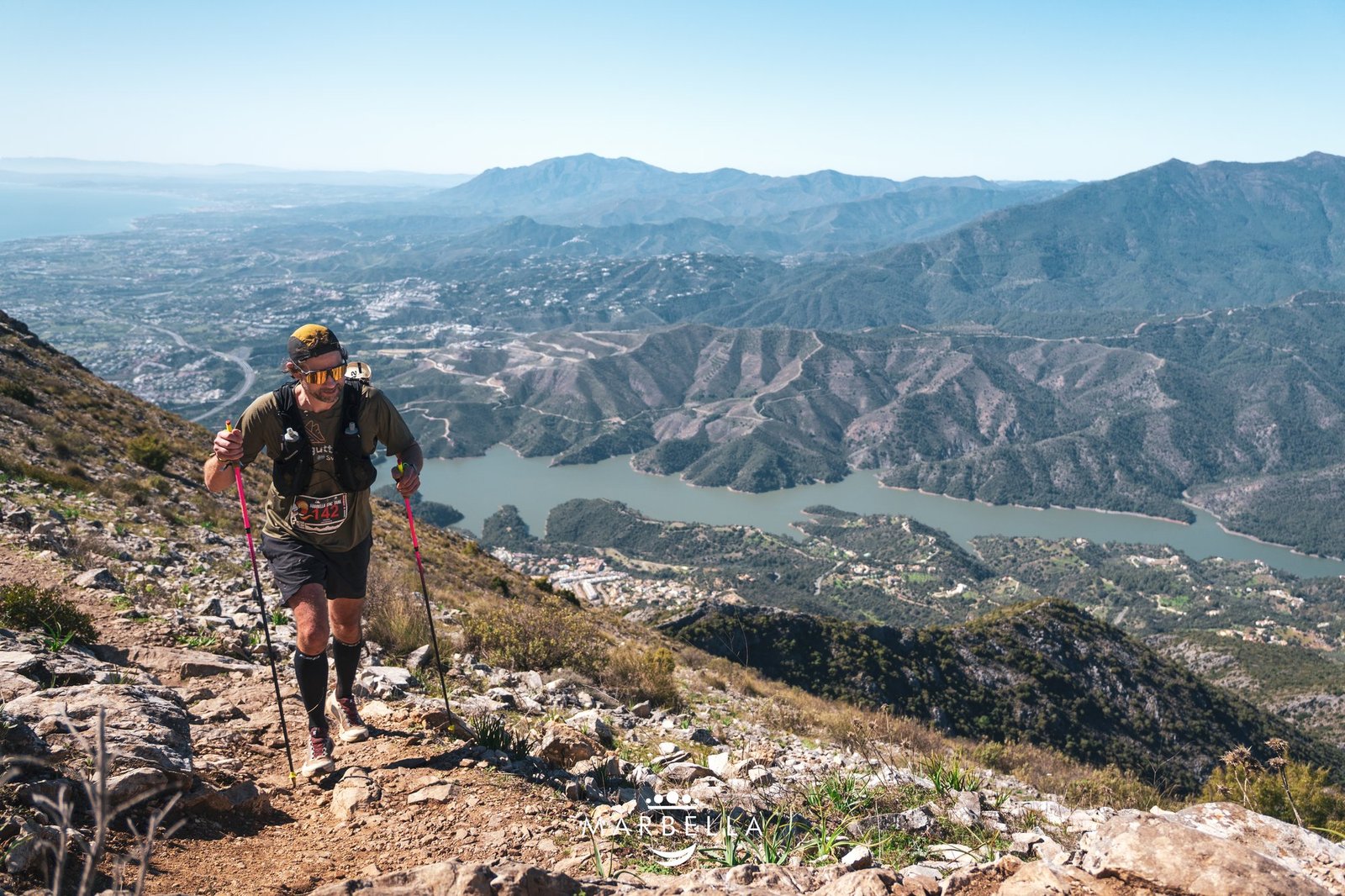 Marbella Epic Trail runner in the mountains